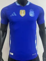 2024-25 Argentina Away Player Version Soccer Jersey #FWCC