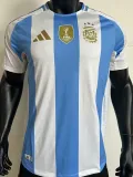 2024-25 Argentina Home Player Version Soccer Jersey #FWCC
