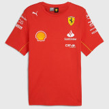 2024 Ferrari Red Racing Suit (圆领)