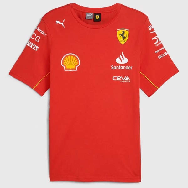 2024 Ferrari Red Racing Suit (圆领)