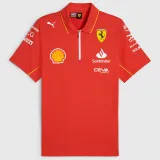 2024 Ferrari Red Polo Racing Suit (有领)
