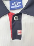 1998 England Home Retro Soccer Jersey