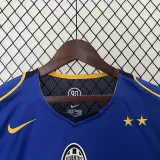 2004-2005 JUV Away Blue Retro Soccer Jersey