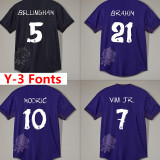 2023-24 RMA Y-3 Purple Fans Soccer Jersey