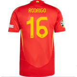 2024-25 Spain Home Player Version Soccer Jersey