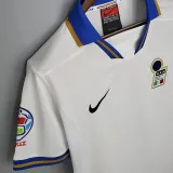 1996-1997 Italy Away White Retro Soccer Jersey