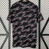2024 Sao Paulo Black Red Training shirts