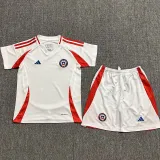 2024-25 Chile Away Kids Soccer Jersey