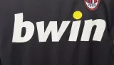 2006-2007 ACM Away Black Retro Soccer Jersey