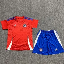 2024-25 Chile Home Kids Soccer Jersey