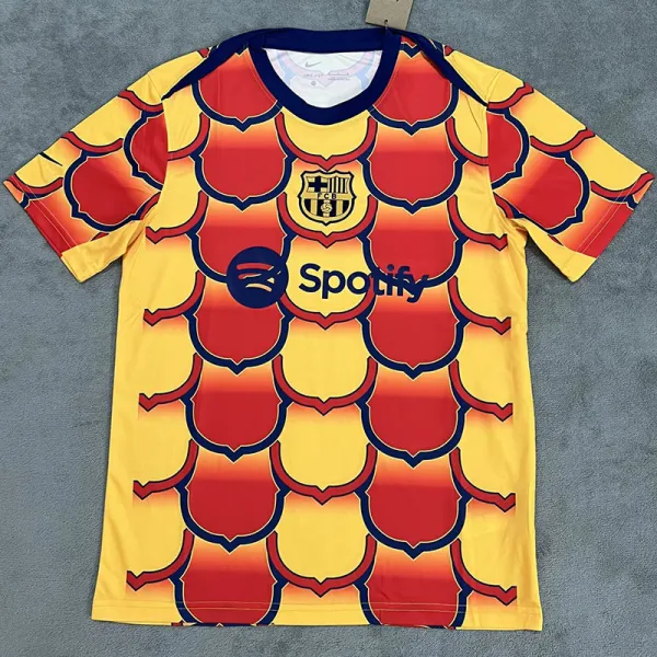 2024-25 BAR Red Yellow Training shirts