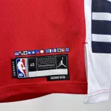2024-25 Clippers LEONARD #2 Red Top Quality Hot Pressing NBA Jersey (Trapeze Edition) 飞人版