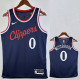 2024-25 Clippers WESTBROOK #0 Navy Blue Away Top Quality Hot Pressing NBA Jersey