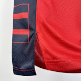 2024-25 Clippers HARDEN #1 Red Top Quality Hot Pressing NBA Jersey (Trapeze Edition) 飞人版