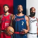 2024-25 Clippers LEONARD #2 Red Top Quality Hot Pressing NBA Jersey (Trapeze Edition) 飞人版