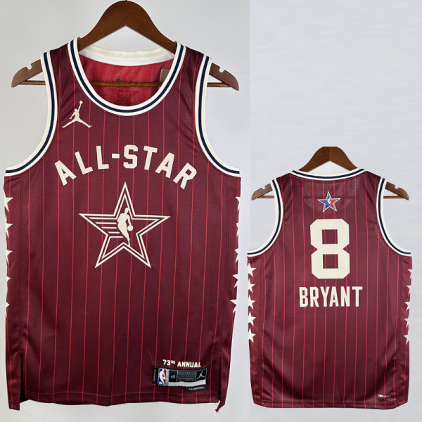 2023-24 ALL-STAR BRYANT #8 Red Top Quality Hot Pressing NBA Jersey