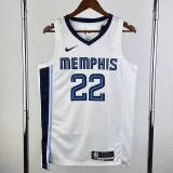 2022-23 Grizzlies BANE #22 White City Edition Home Top Quality Hot Pressing NBA Jersey