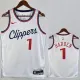 2024-25 Clippers HARDEN #1 White City Edition Home Top Quality Hot Pressing NBA Jersey