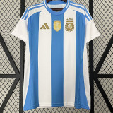 2024-25 Argentina Home Fans Soccer Jersey #FWCC