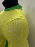 2024-25 Brazil Home Long Sleeve Player Version Soccer Jersey (长袖球员)