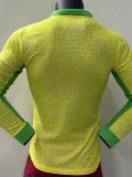 2024-25 Brazil Home Long Sleeve Player Version Soccer Jersey (长袖球员)
