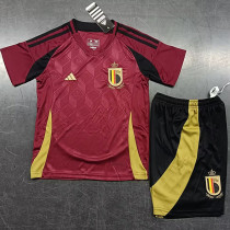2024-25 Belgium Home Kids Soccer Jersey