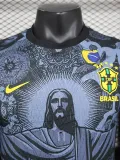 2024-25 Brazil Black Special Edition Player Version Soccer Jersey (耶稣黑色)