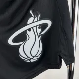 2023-24 HEAT Black City Edition Top Quality NBA Pants