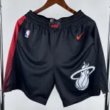 2023-24 HEAT Black City Edition Top Quality NBA Pants