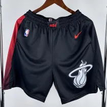 2023-24 HEAT Black City Edition Top Quality NBA Pants