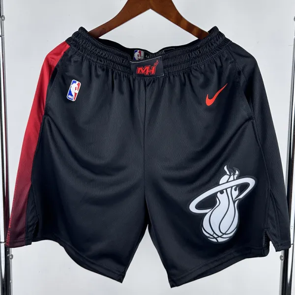2023-24 HEAT Black City Edition Top Quality NBA Pants