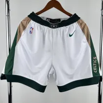 2023-24 CELTICS White City Edition Top Quality NBA Pants