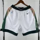 2023-24 CELTICS White City Edition Top Quality NBA Pants