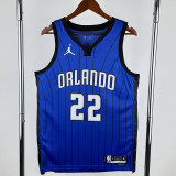 2022-23 Magic WAGHER #22 Royal blue Top Quality Hot Pressing NBA Jersey (Trapeze Edition)