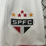 2024-25 Sao Paulo Home Kids Soccer Jersey