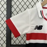 2024-25 Sao Paulo Home Kids Soccer Jersey