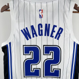 2022-23 Magic WAGNER #22 White Home Top Quality Hot Pressing NBA Jersey