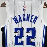 2022-23 Magic WAGNER #22 White Home Top Quality Hot Pressing NBA Jersey