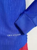 2024-25 France Home Long Sleeve Player Version Soccer Jersey (长袖球员)