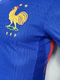 2024-25 France Home Long Sleeve Player Version Soccer Jersey (长袖球员)