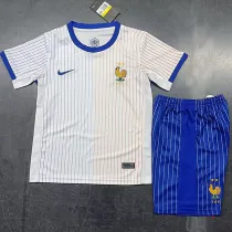 2024-25 France Away Kids Soccer Jersey