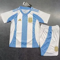 2024-25 Argentina Home Kids Soccer Jersey