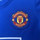 2008-2009 Man Utd Away Kids Retro Soccer Jersey