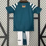 1996 Germany Away Kids Retro Soccer Jersey