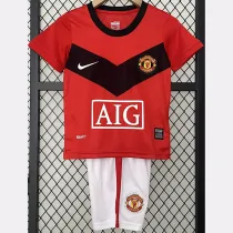 2009-2010 Man Utd Home Kids Retro Soccer Jersey