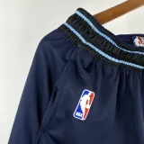 2023-24 Clippers Royal Blue City Edition Top Quality NBA Pants