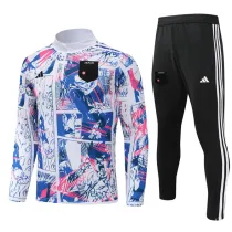 2023-24 Japan White Half Pull Tracksuit (半拉链)(七龙珠)