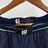 2023-24 Clippers Royal Blue City Edition Top Quality NBA Pants