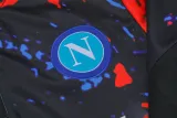 2024 Napoli Red Black Half Pull Tracksuit (半拉链)