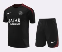 2024-25 PSG Black Training Short Suit
